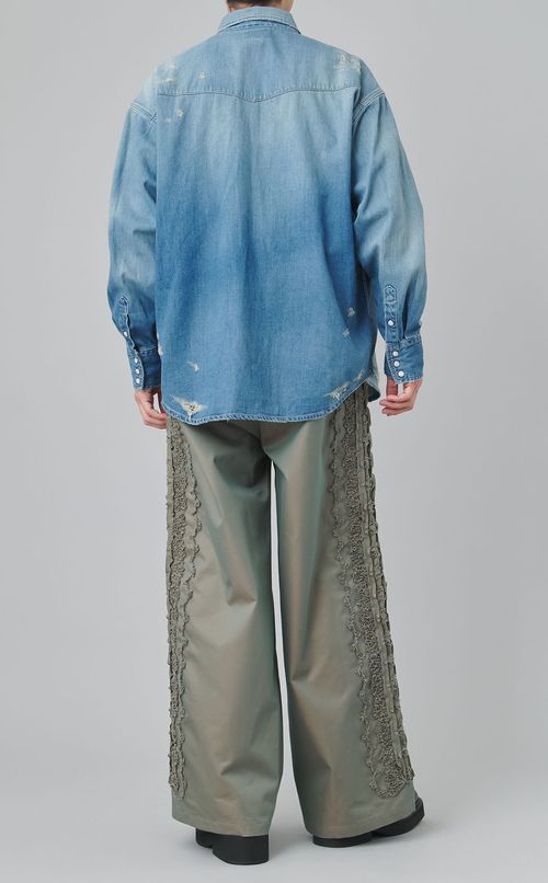 デニムウエスタンシャツ