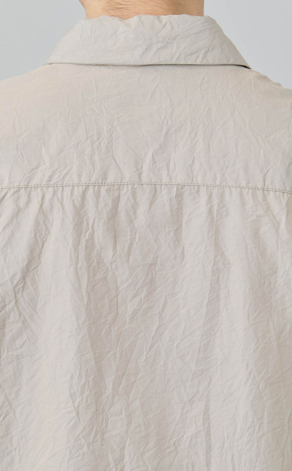 オープンカラーショートスリーブシャツ