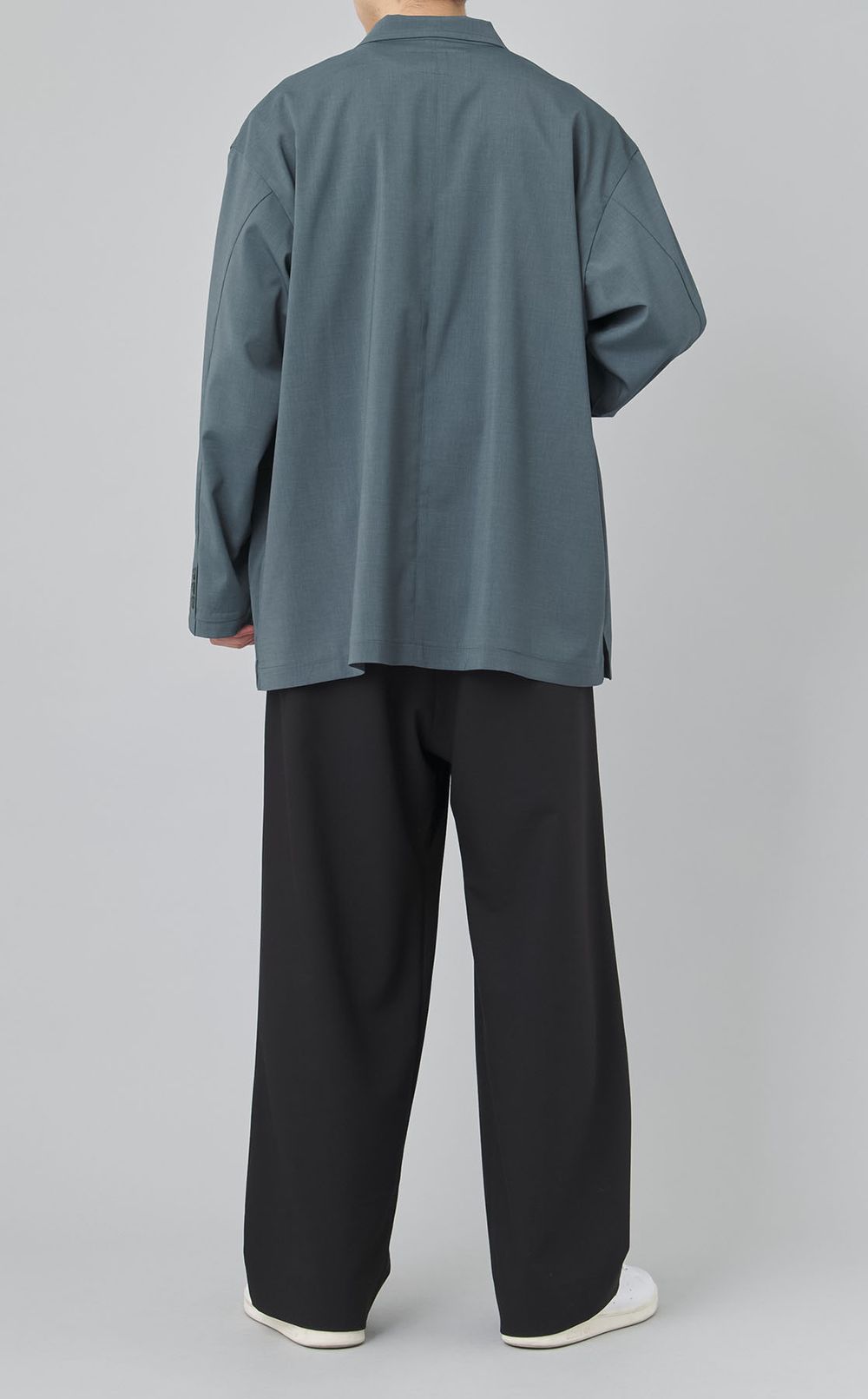 ポプリン3ボタンジャケット