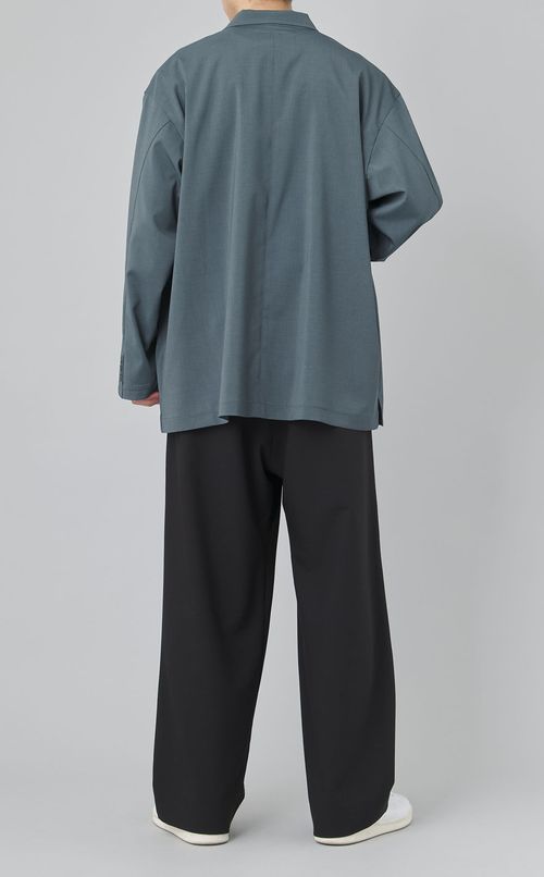 ポプリン3ボタンジャケット