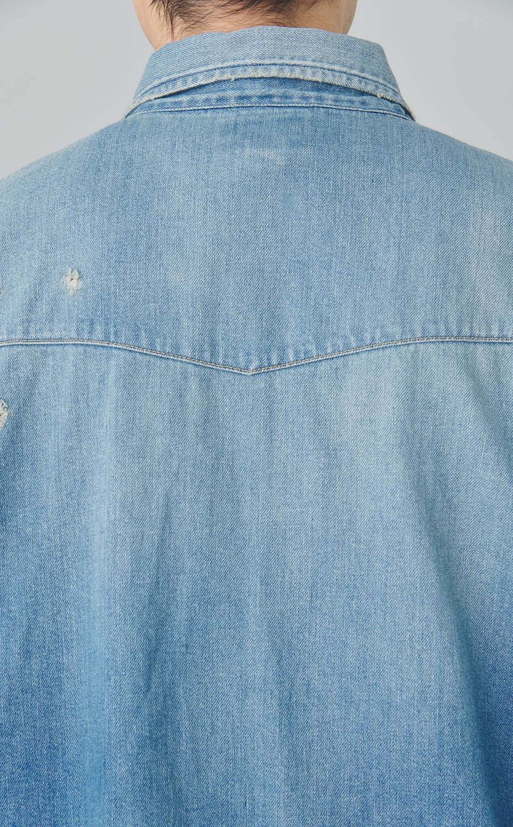 デニムウエスタンシャツ