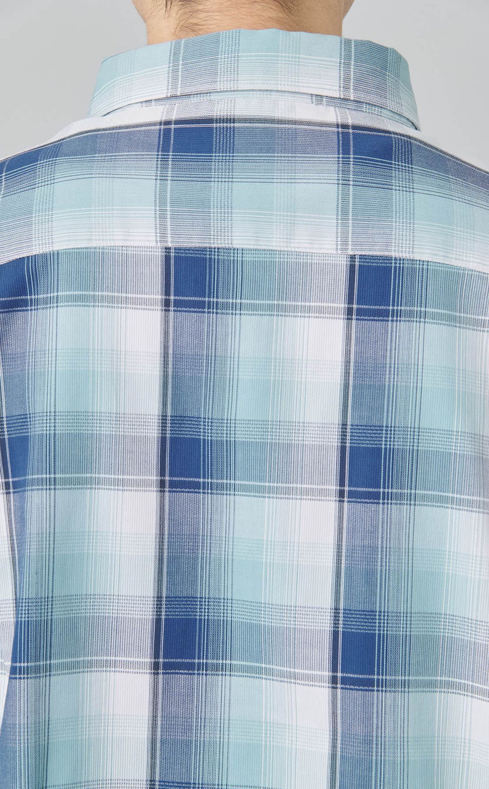 レギュラーカラーチェックシャツ