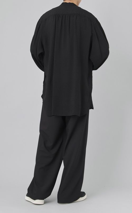 ジャガードロングスリーブシャツ