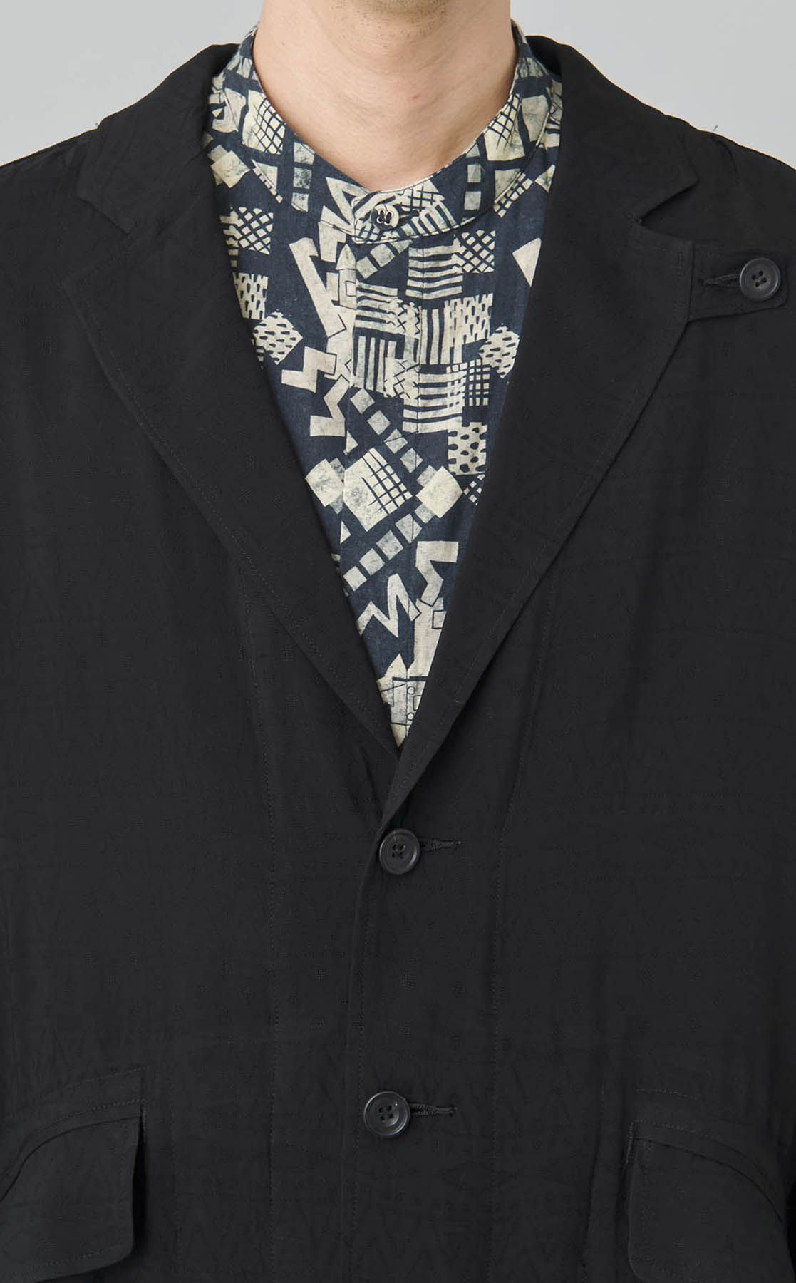 White Mountaineering｜ジャガードテーラードジャケット