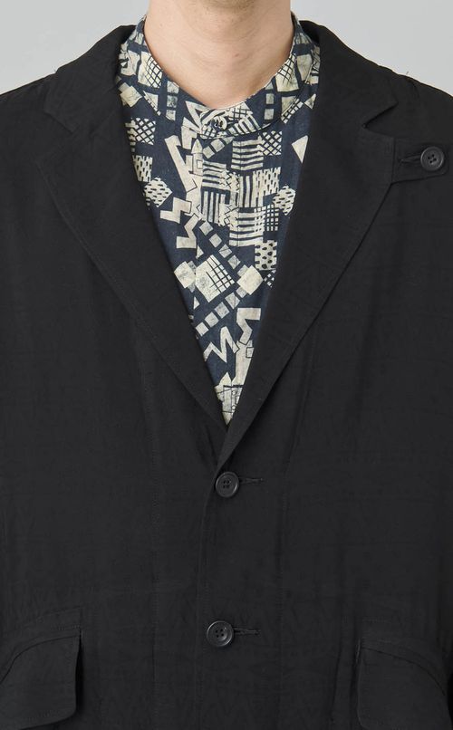 ジャガードテーラードジャケット