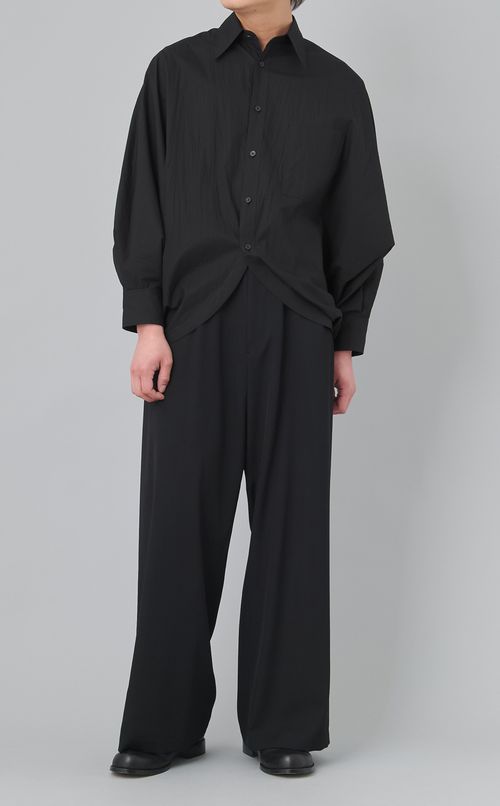 ギャバジンロングストレートパンツ