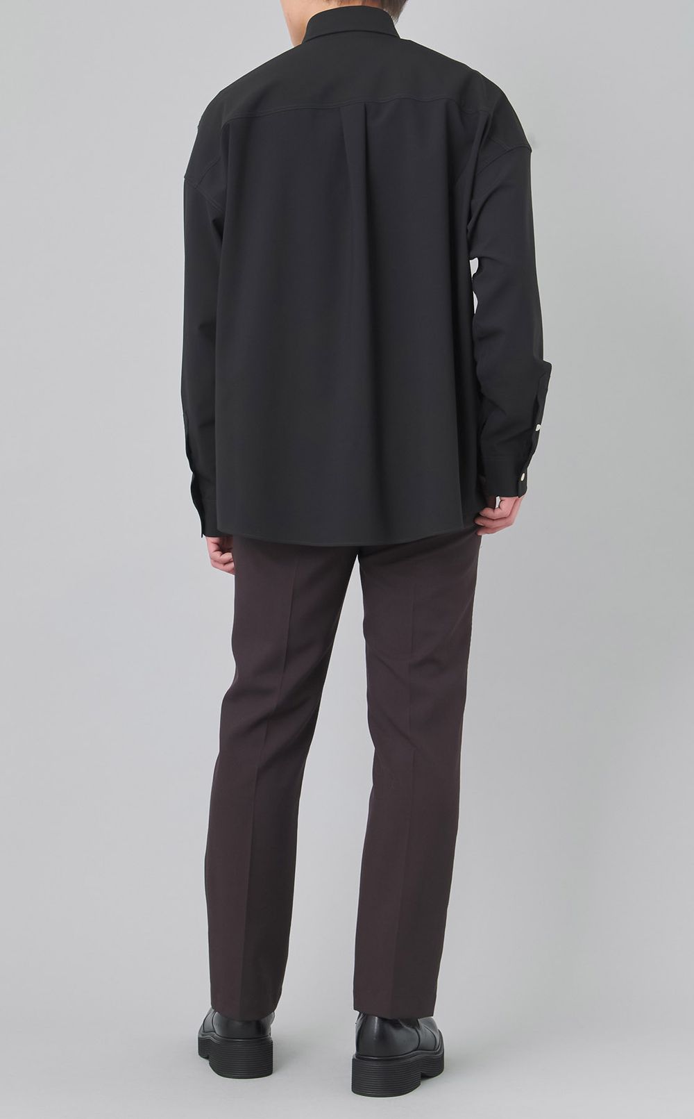 ライトウールロングスリーブシャツ