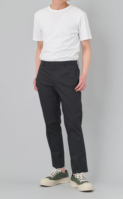 コットンポリハイカウントトラウザー