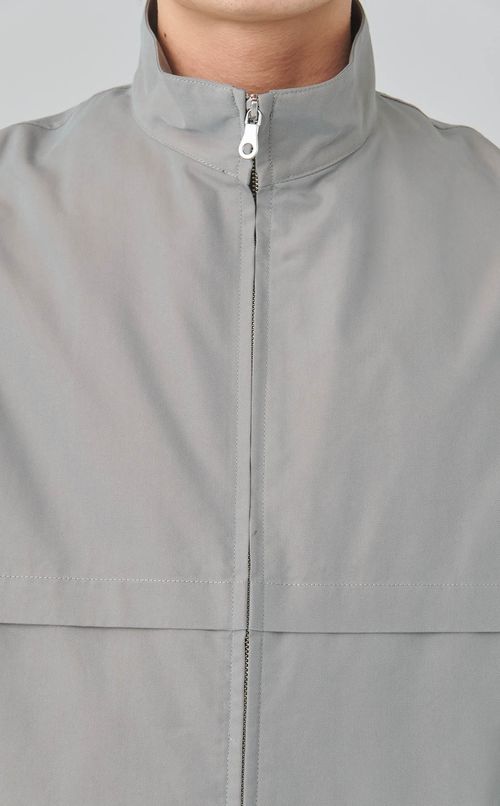 スタンドカラータックブルゾン