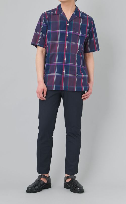 マドラスチェックショートスリーブシャツ