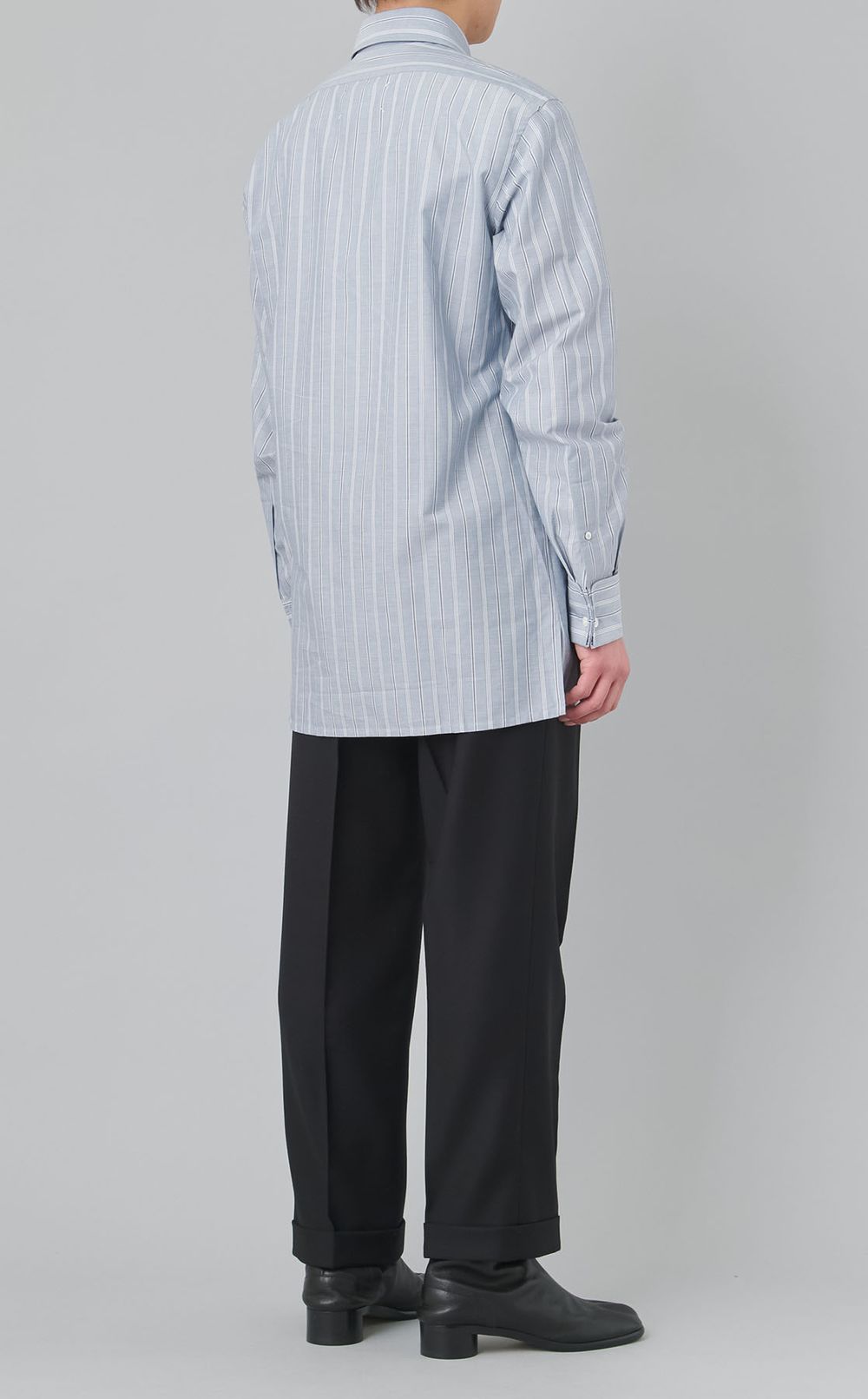 ストライプレギュラーカラーシャツ