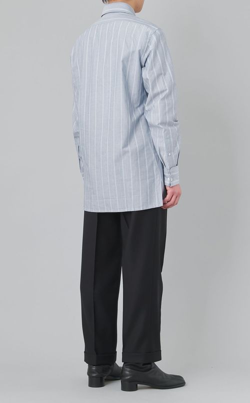 ストライプレギュラーカラーシャツ