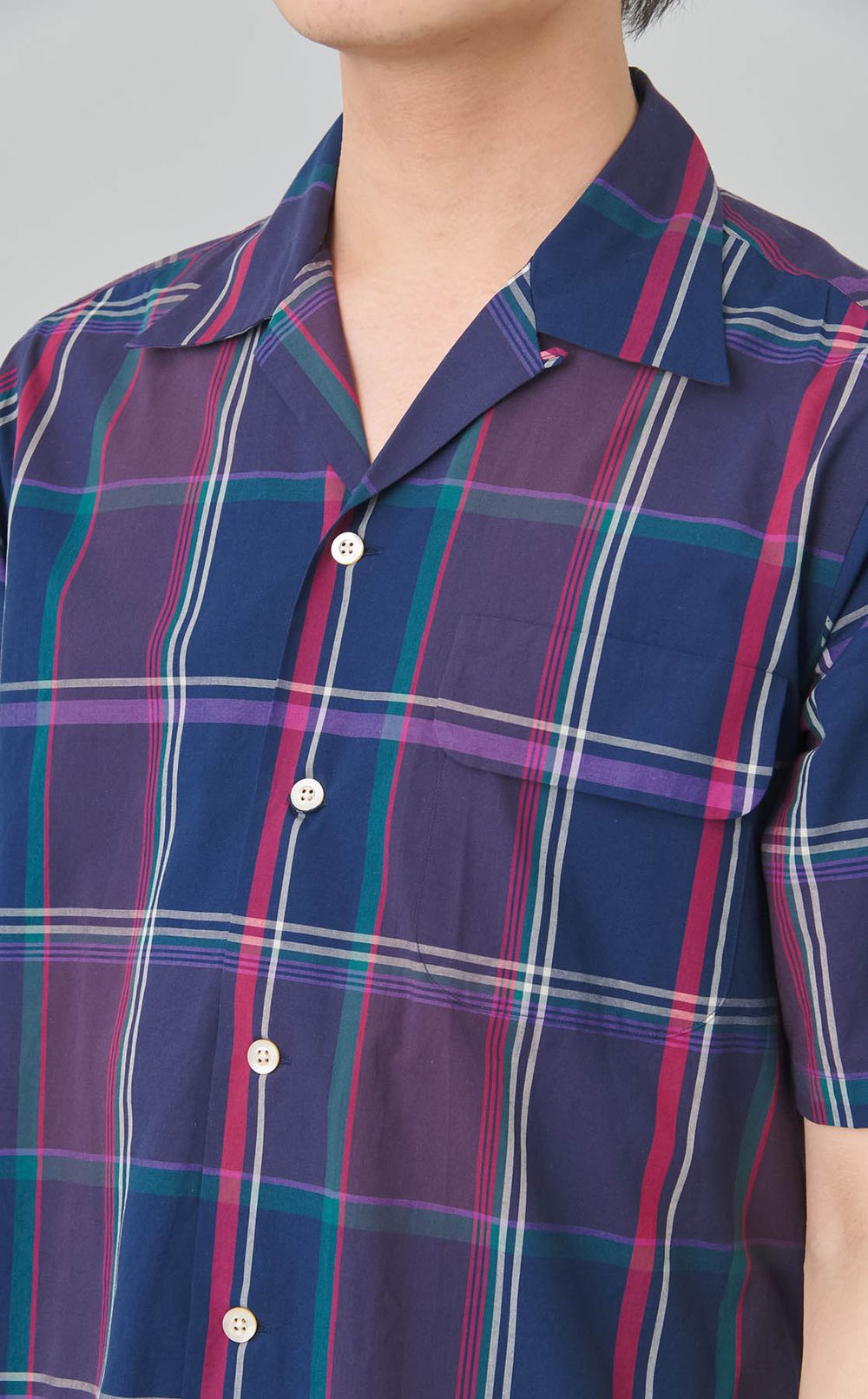 マドラスチェックショートスリーブシャツ