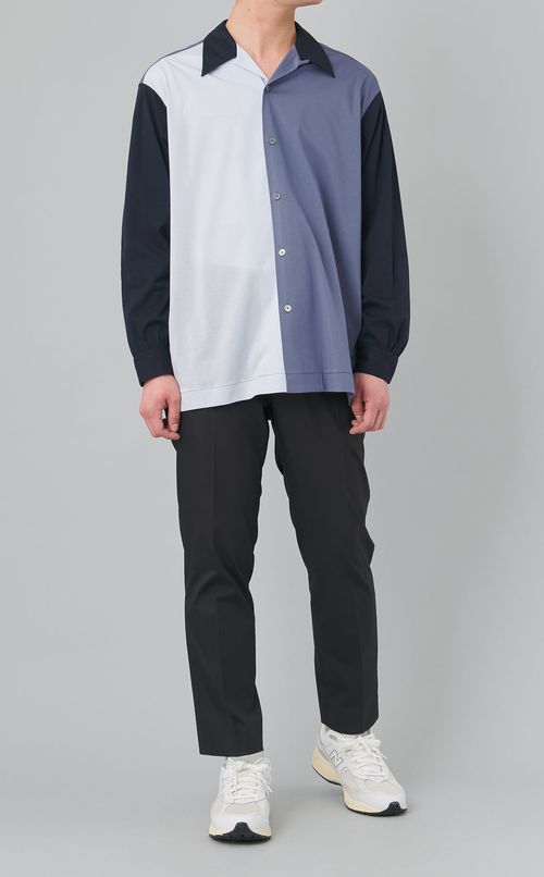 コットンポリハイカウントトラウザー