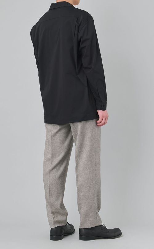 ジャージーオープンカラーシャツ