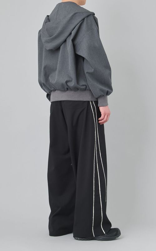 ウールフーディブルゾン