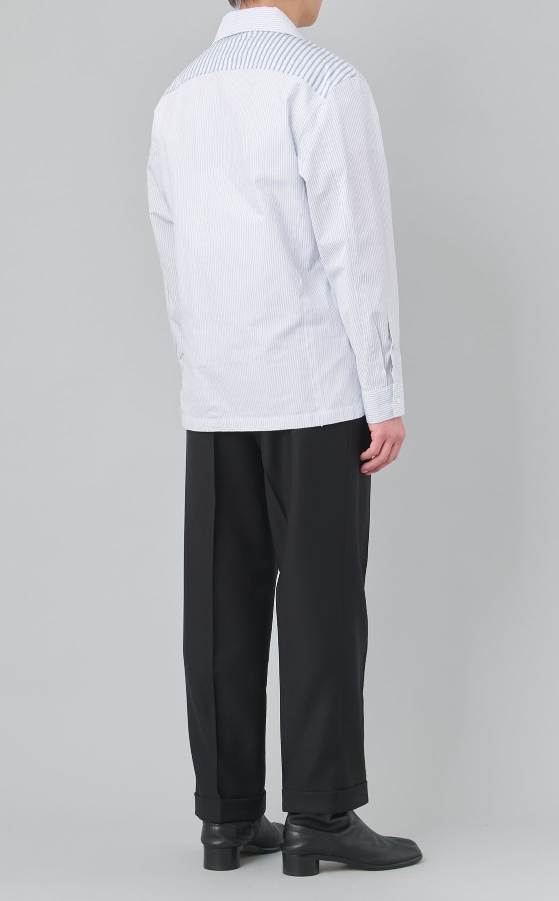 Maison Margiela｜ストライプオープンカラーシャツ