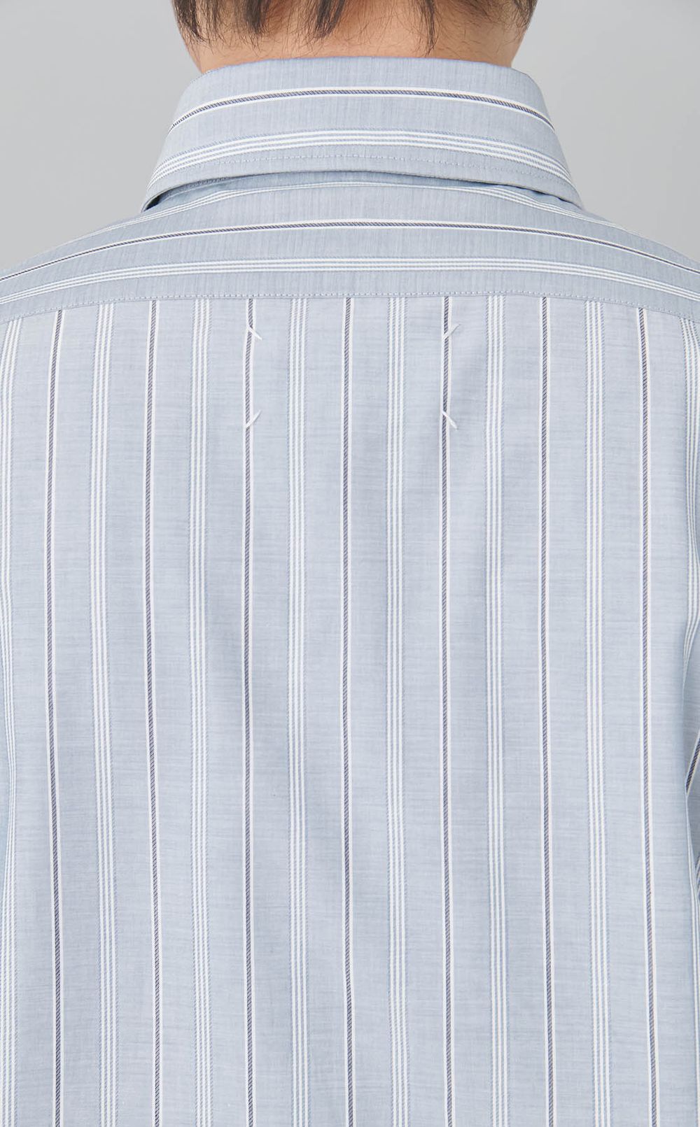 ストライプレギュラーカラーシャツ