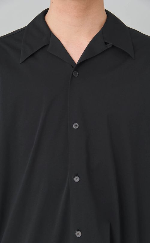 ジャージーオープンカラーシャツ