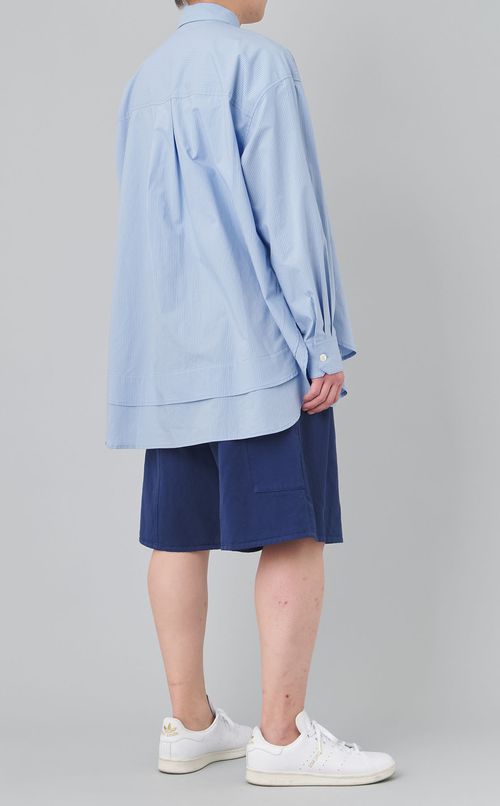 レイヤードオーバーシャツ