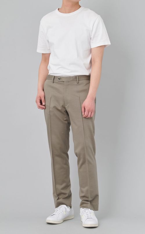 ミックスリネンジャージーパンツ