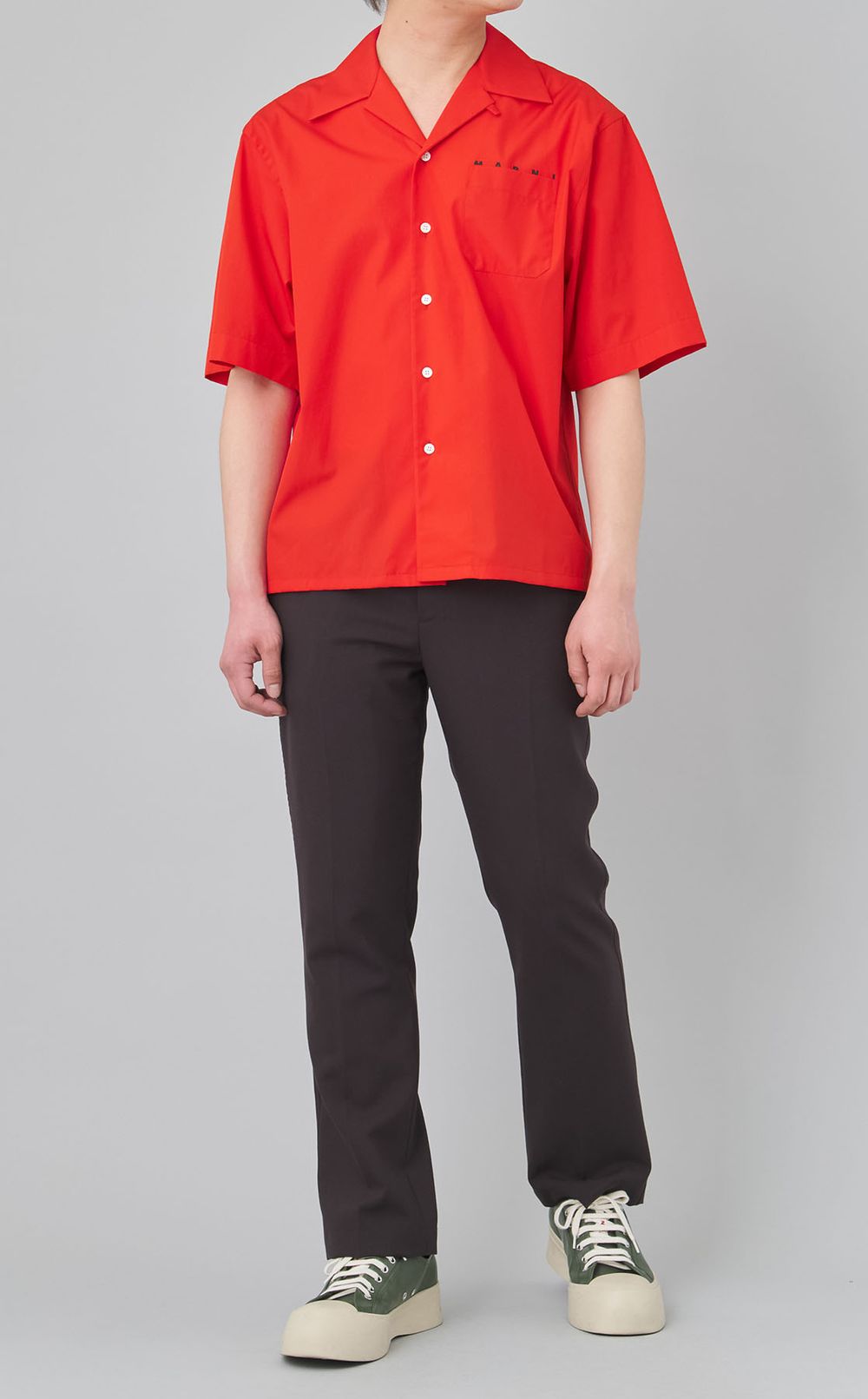 ポプリンショートスリーブシャツ