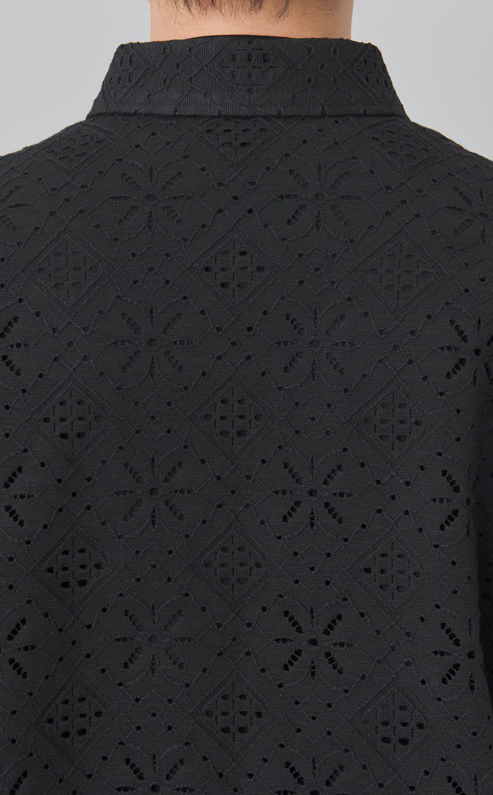 コットンレースシャツ