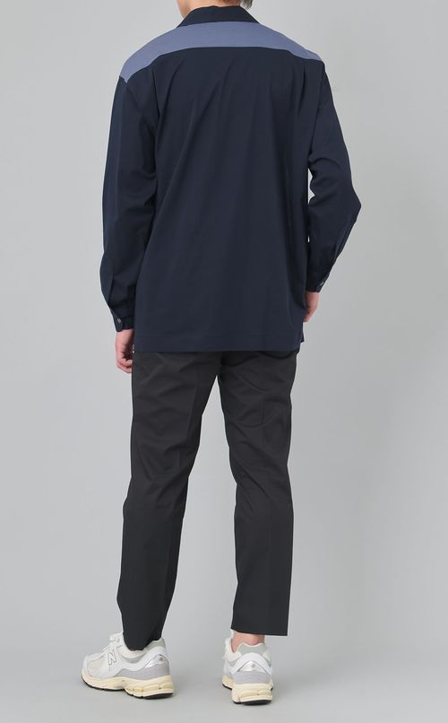 ジャージーオープンカラーシャツ