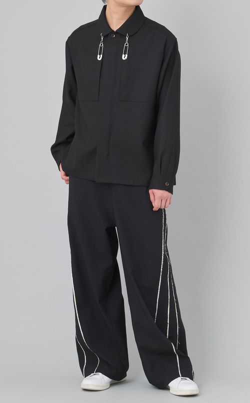 テーラードパターンシャツ