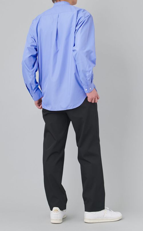 オーバーサイズバンドカラーシャツ