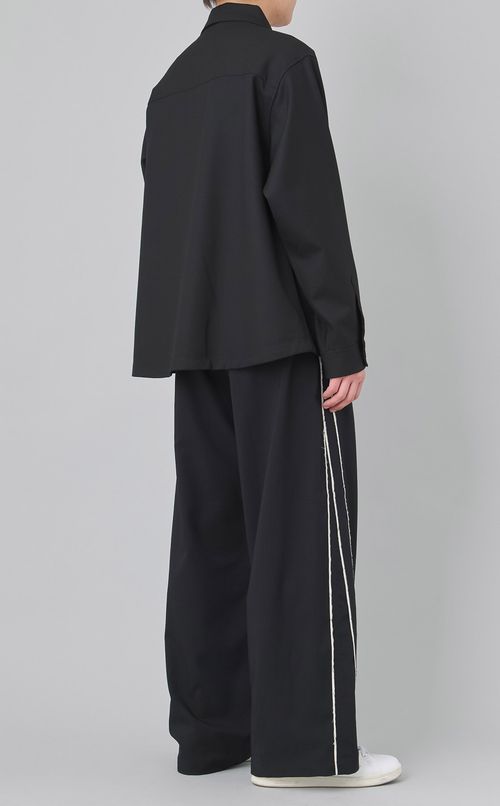 テーラードパターンシャツ