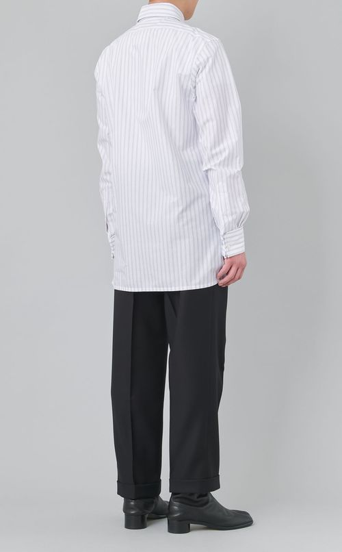 ダブルストライプレギュラーカラーシャツ