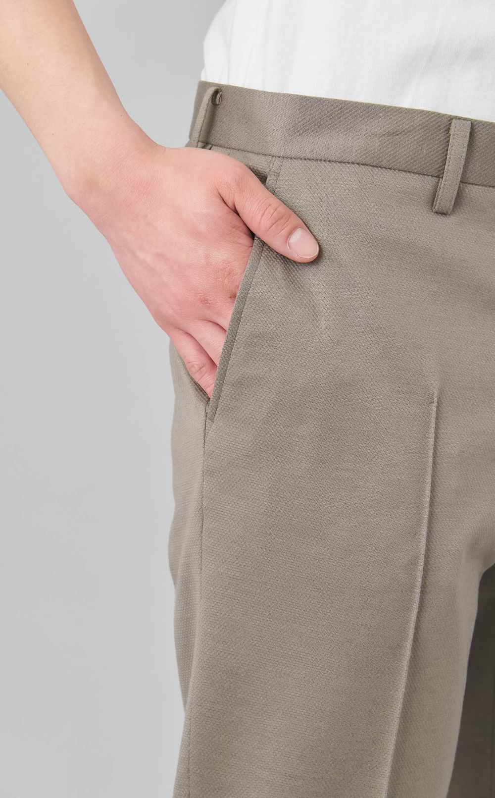 ミックスリネンジャージーパンツ