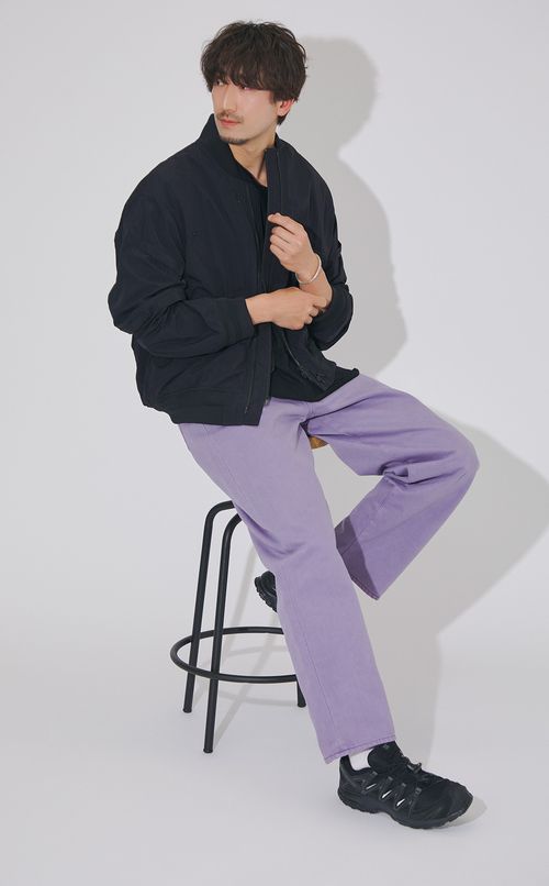 ルーズフィットピグメントダイデニム