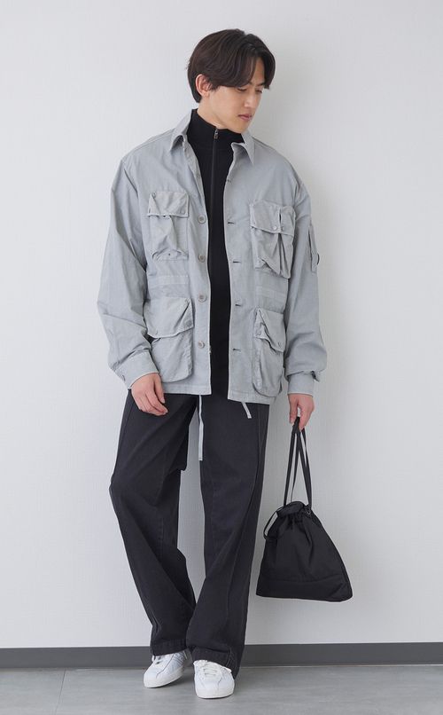 ニットフルジップカーディガン