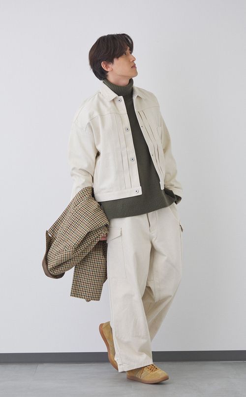 ヘンプデニムモーターサイクルパンツ