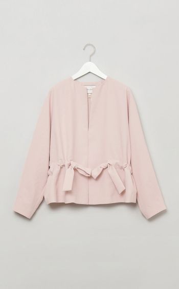 ドルマンスリーブノーカラージャケット