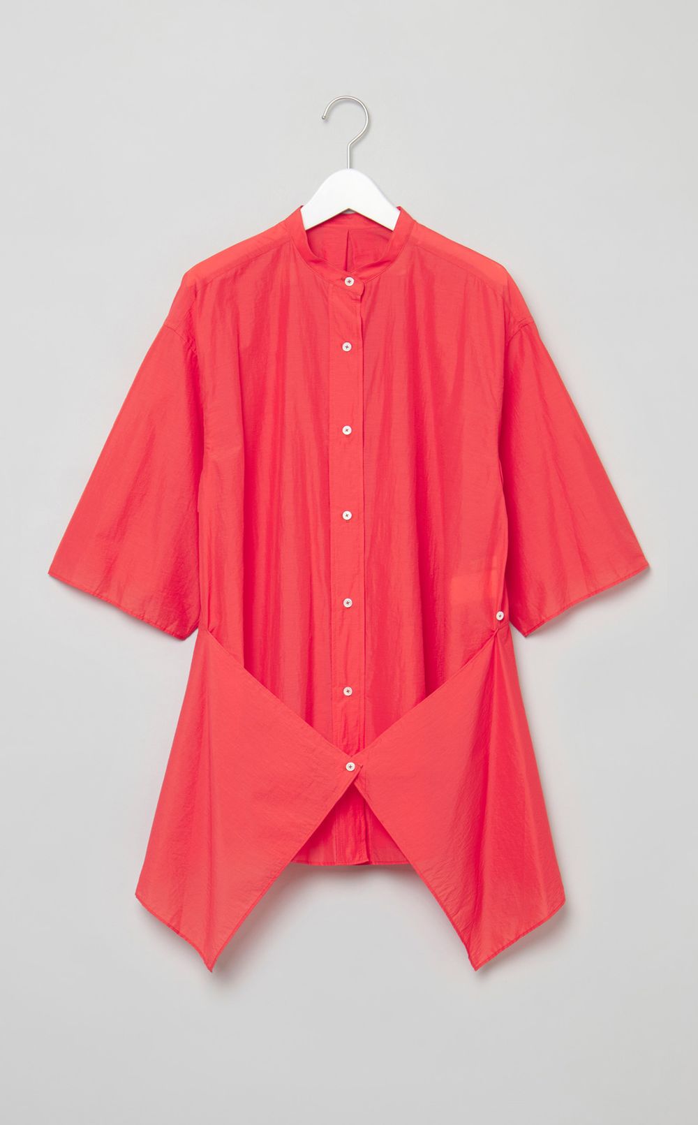 タフタドレープシャツ