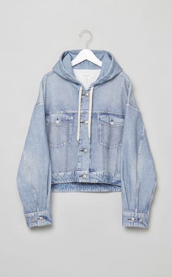 デニ厶プリン卜フーディブルゾン