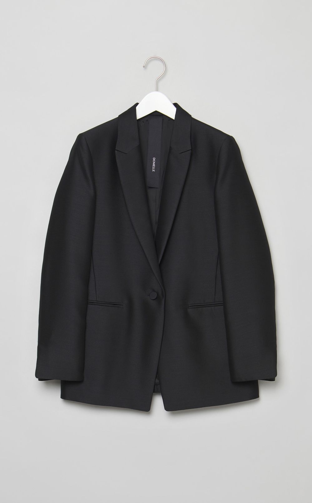 ウールシルクタッサータキシードジャケット