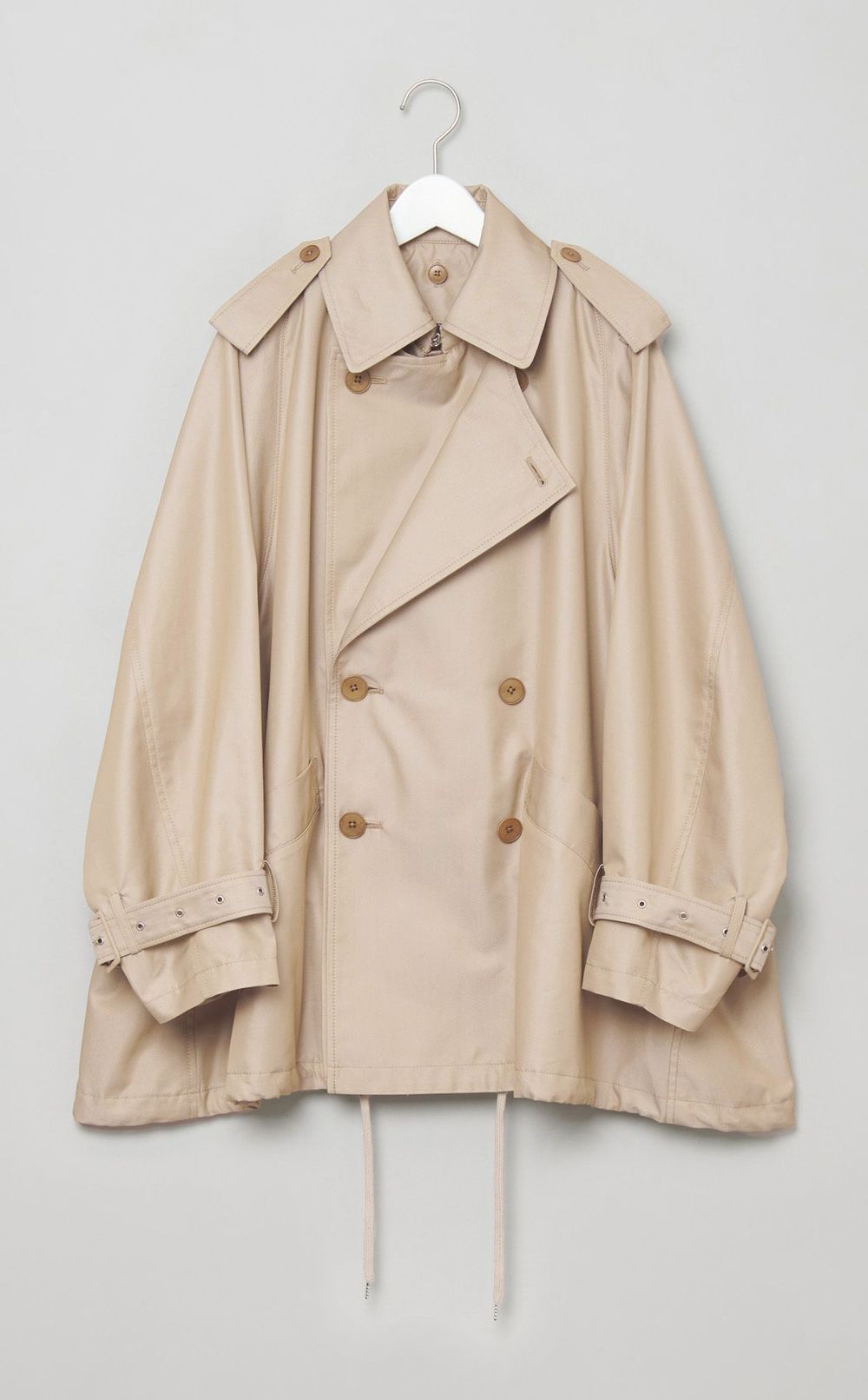 オーバーサイズ2wayトレンチコート