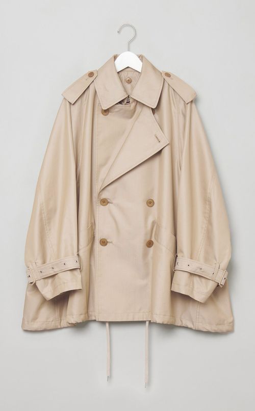 オーバーサイズ2wayトレンチコート