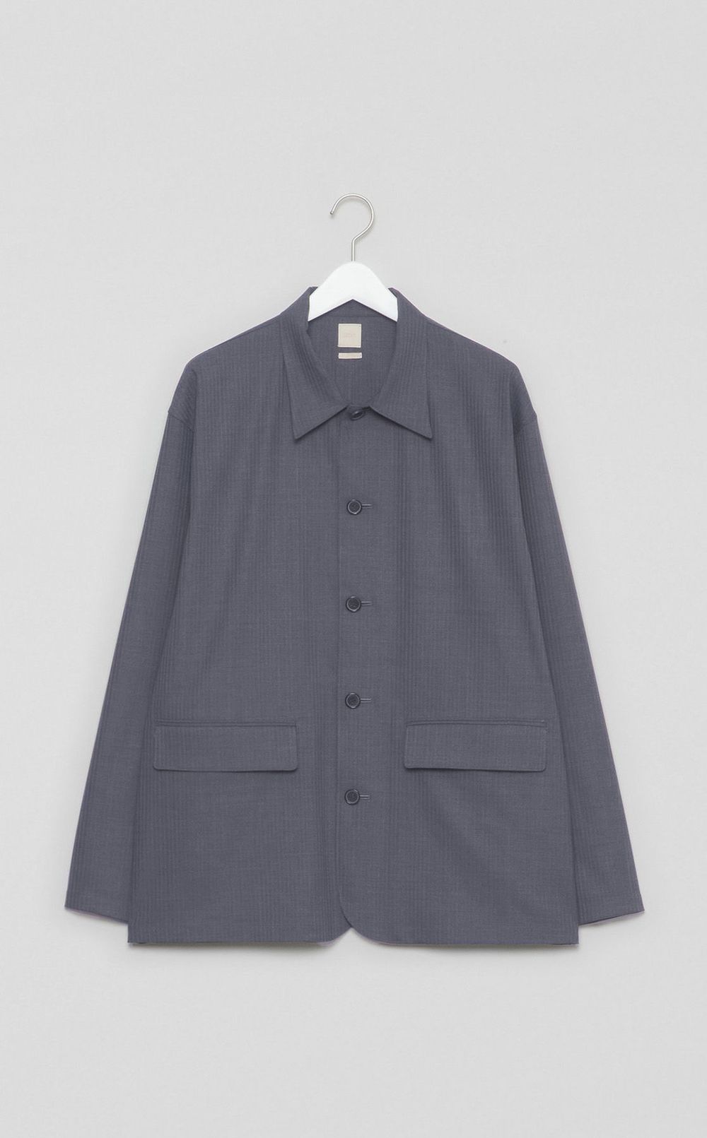 シャドーストライプシャツジャケット