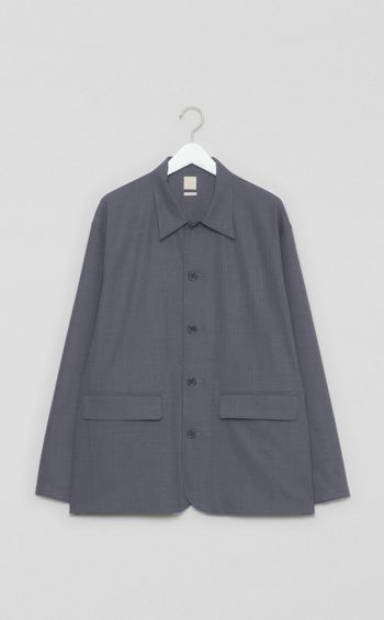 シャドーストライプシャツジャケット