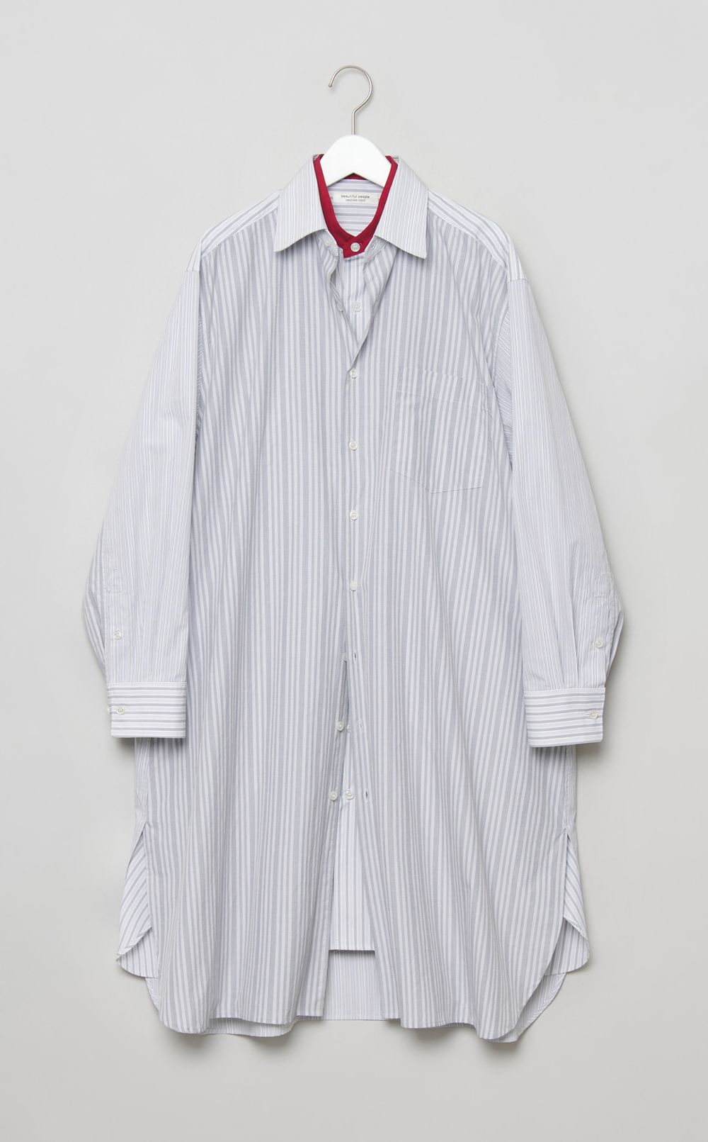 ダブルフロント2wayシャツワンピース