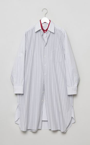 ダブルフロント2wayシャツワンピース