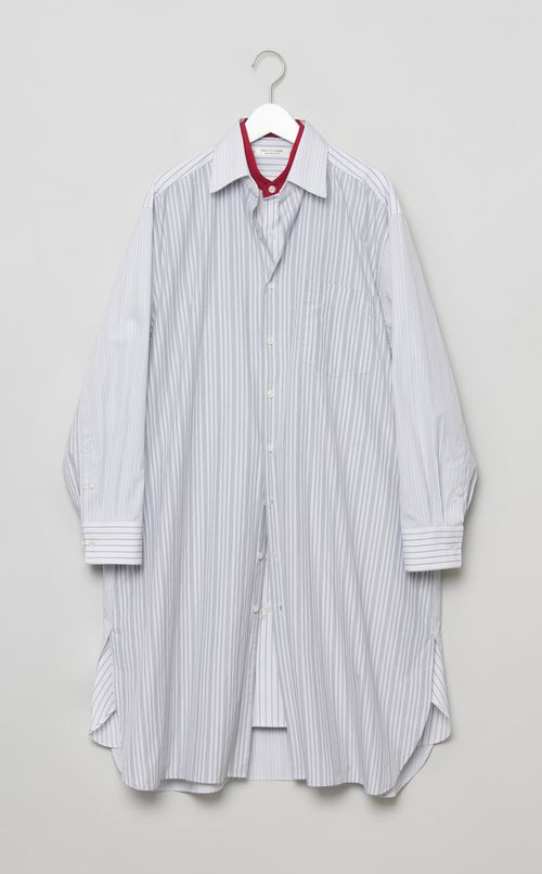 ダブルフロント2wayシャツワンピース