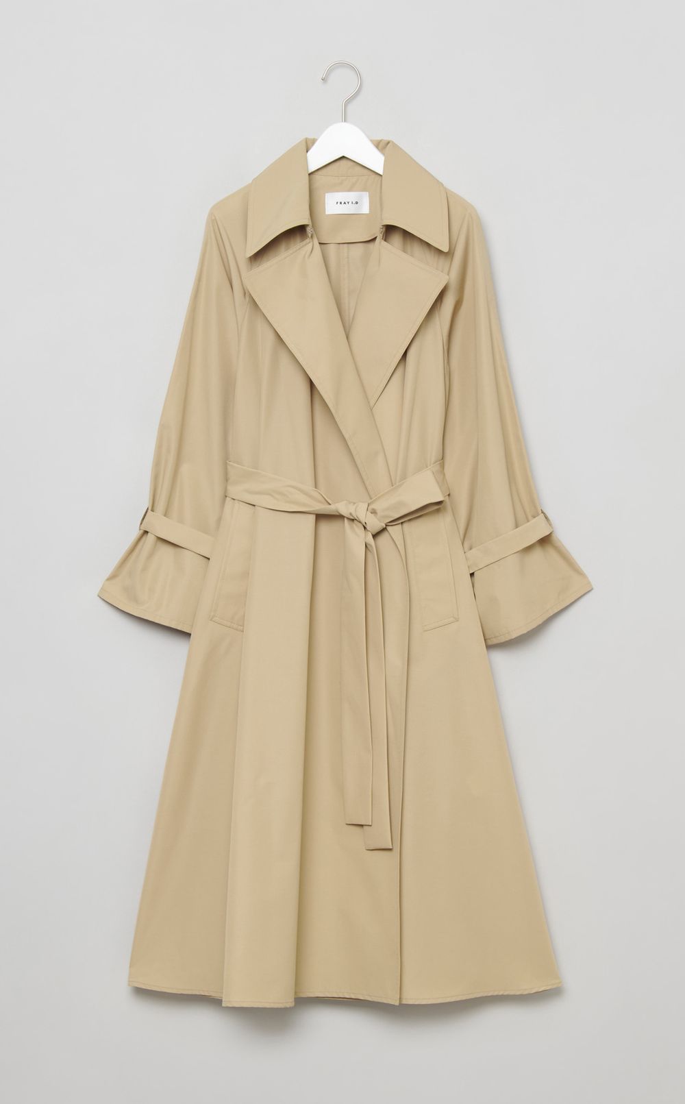 ライトフレアロングトレンチコート