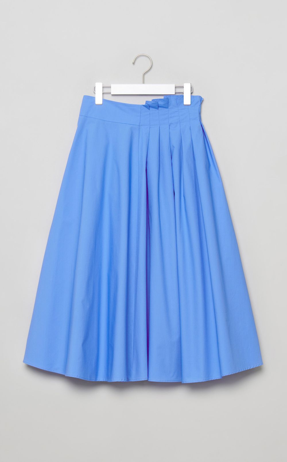 コットンポプリンギャザースカート