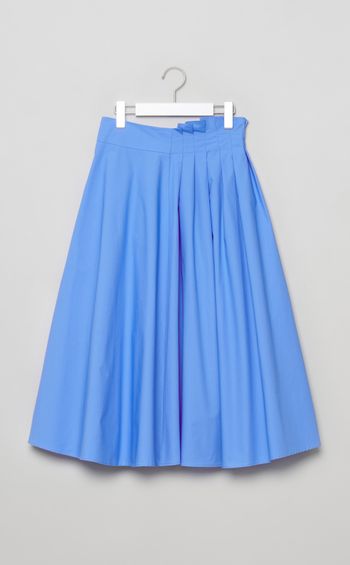 コットンポプリンギャザースカート